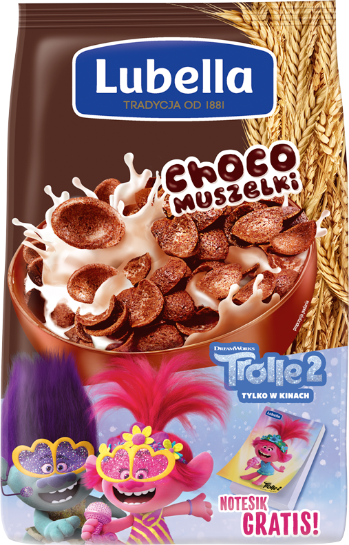 LUBELLA 500 g choco muszelki