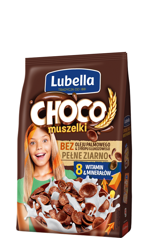 LUBELLA 250 g choco muszelki