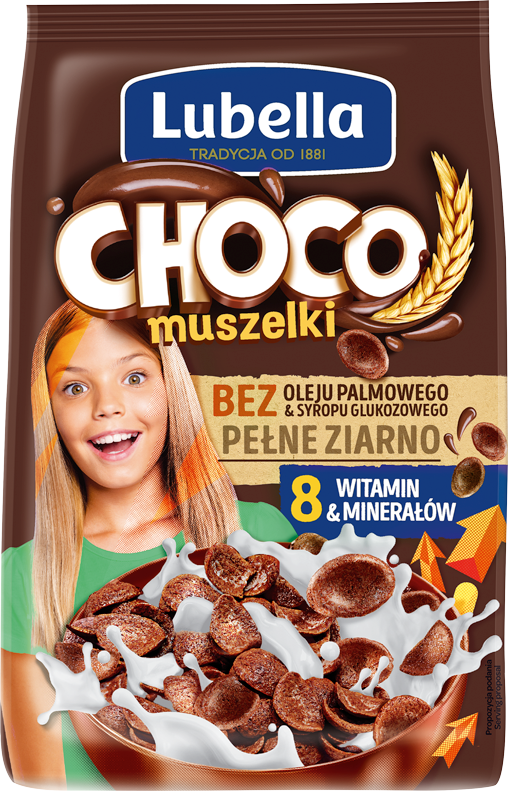 LUBELLA 500 g choco muszelki