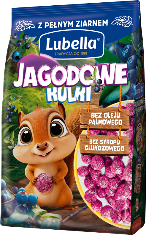 LUBELLA 500 g jagodowe kulki