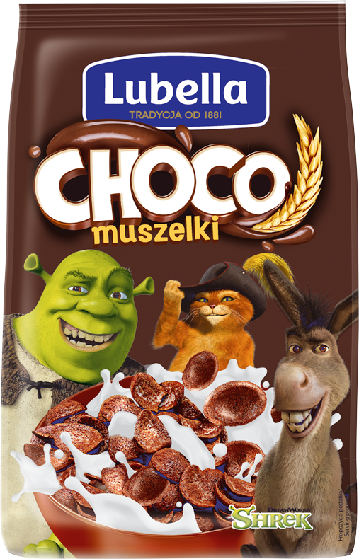 LUBELLA 500 g choco muszelki