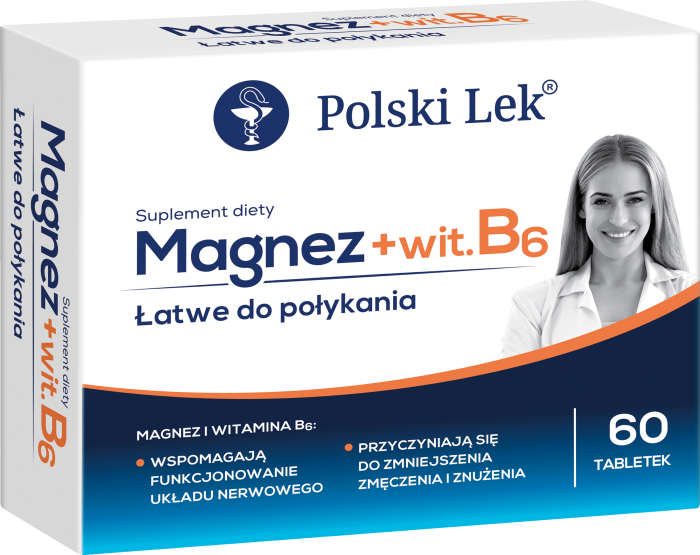 Magnez + vit. B6 - 60 tabletek
