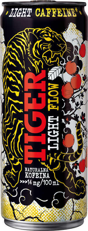 TIGER 330 ml light flow cherry mix