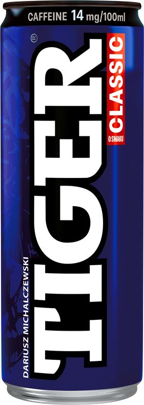 TIGER 250 ml classic z niską zawartością kofeiny
