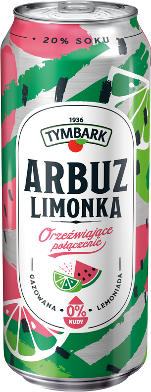 TYMBARK 500 ml arbuz i limonka