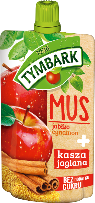 TYMBARK 100G jabłko - cynamon - kasza jaglana