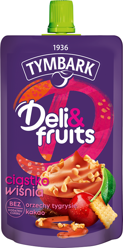 TYMBARK 170 g wiśnia ciastko orzechy