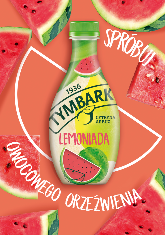 TYMBARK KV  400 ml Lemoniada Cytryna - Arbuz