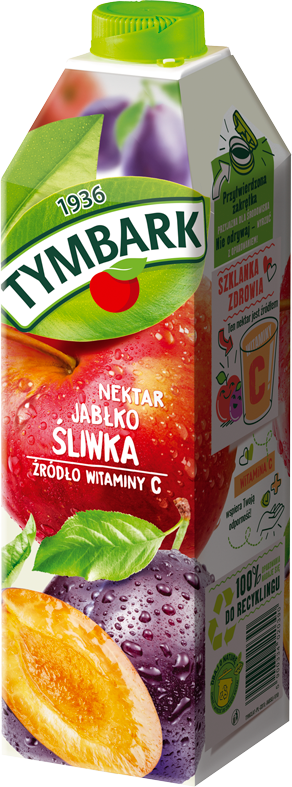 TYMBARK 1 litr Jabłko śliwka