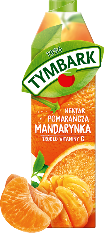 TYMBARK 1 litr mandarynka pomarańcza