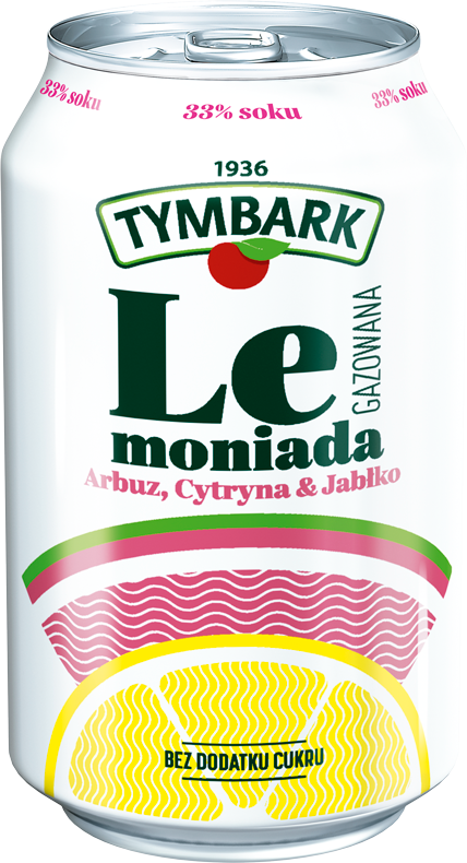 TYMBARK 330 ml arbuz cytryna