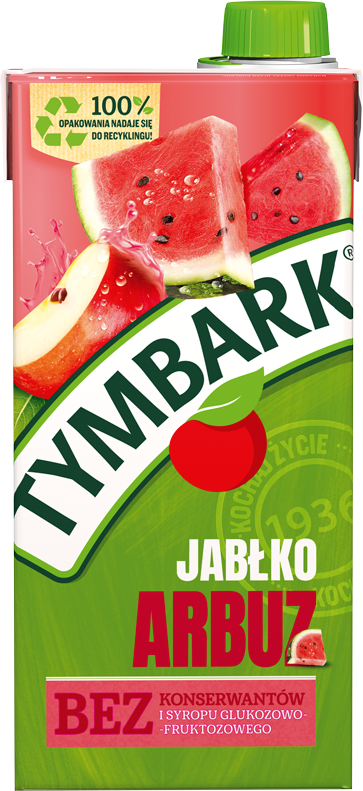 TYMBARK 1 litr jabłko - arbuz