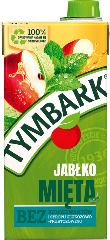 TYMBARK 1 litr  jabłko - mięta