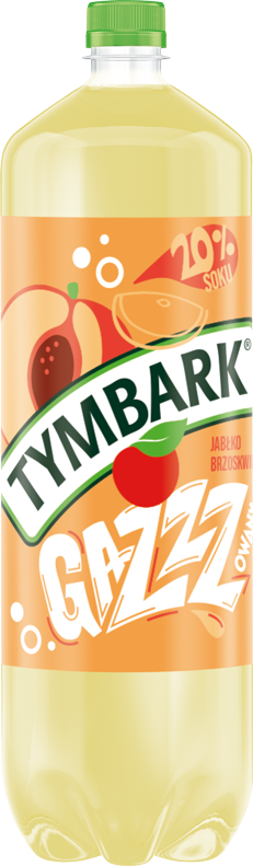 TYMBARK 1,75 litra jabłko - brzoskwinia