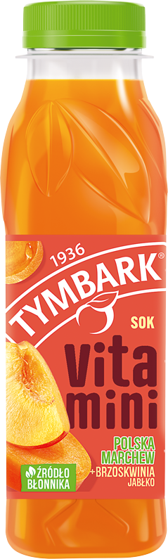 TYMBARK 300 ml marchew brzoskwinia jabłko