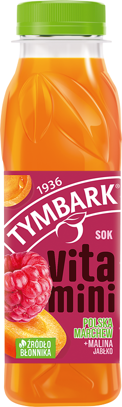 TYMBARK 300 ml marchew malina jabłko