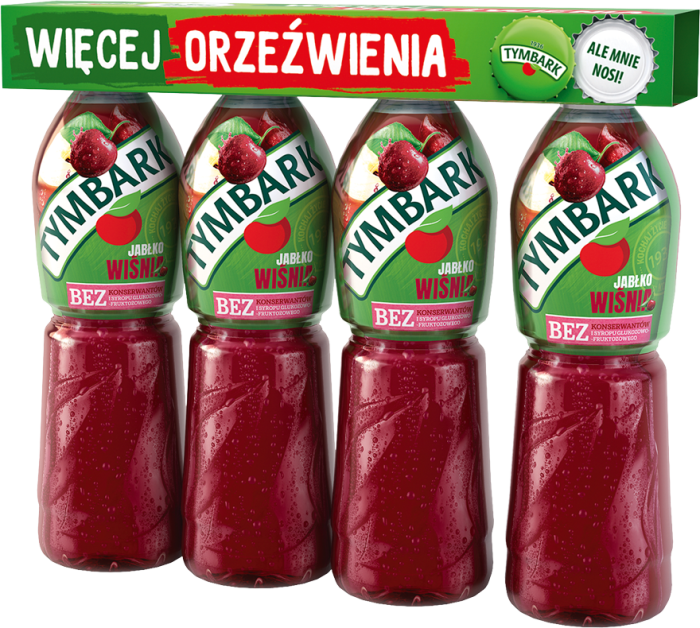 TYMBARK 4pak jabłko-wiśnia