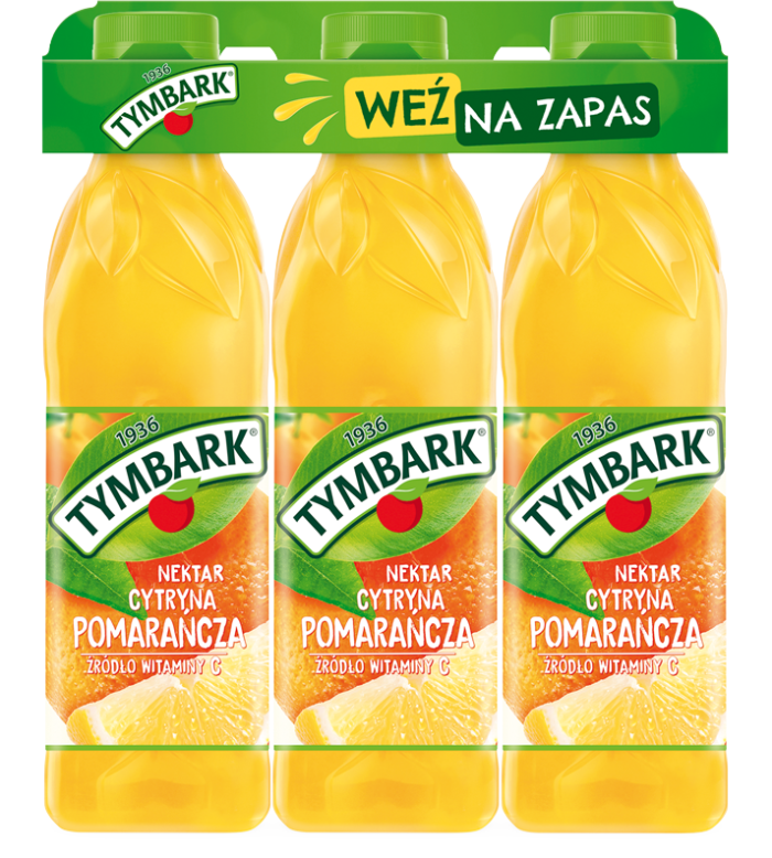 TYMBARK 3pak pomarańcza