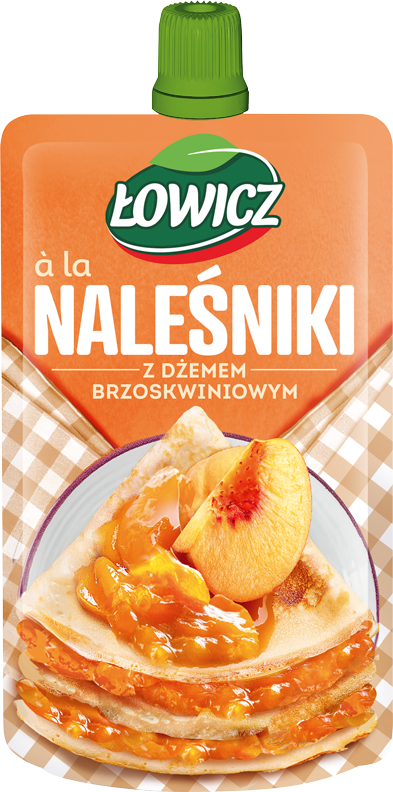 Łowicz 170 g Mus à la Naleśniki z dżemem brzoskwiniowym
